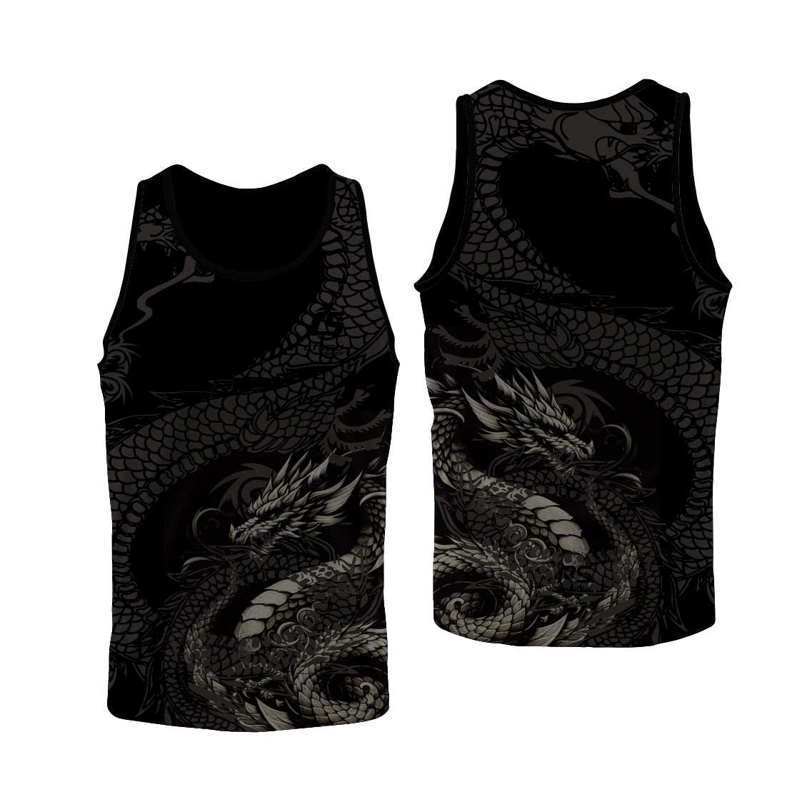 Sublimation Custom Dragon Boat Singlet Top Tank Design Template 601