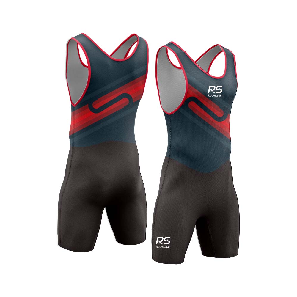 rocketstar Water sports apparel sublimation print custom rowing suits Rowing unisuits design template 601