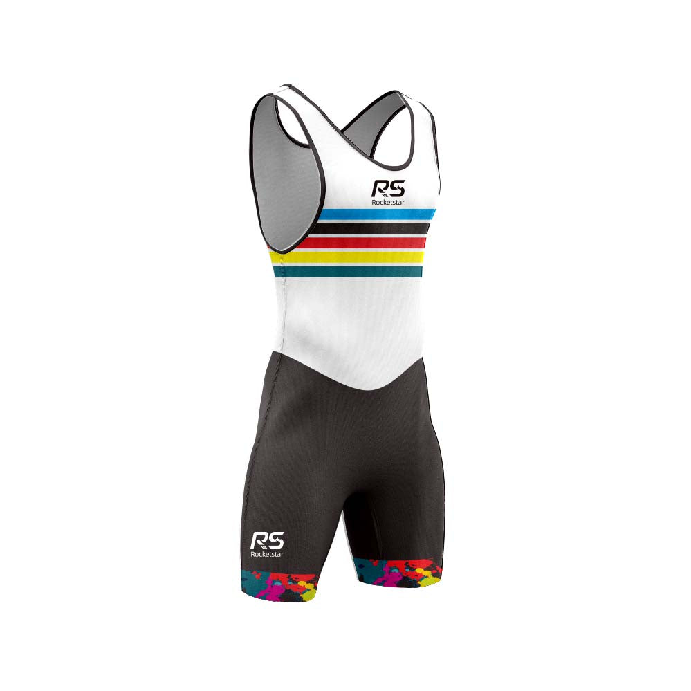 rocketstar Water sports apparel sublimation print custom rowing suits Rowing unisuits design template 601