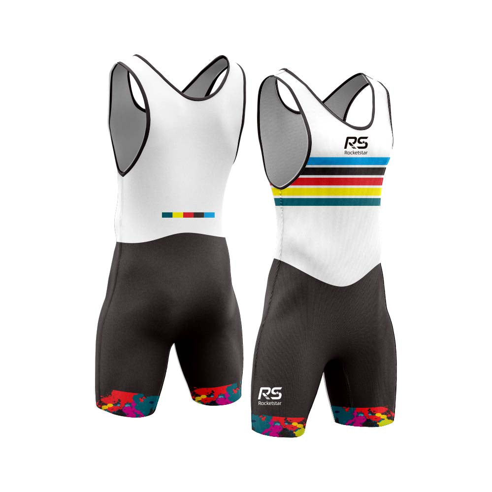 rocketstar Water sports apparel sublimation print custom rowing suits Rowing unisuits design template 601