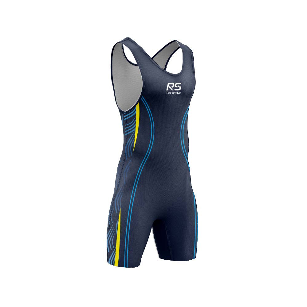 rocketstar Water sports apparel sublimation print custom rowing suits Rowing unisuits design template 601