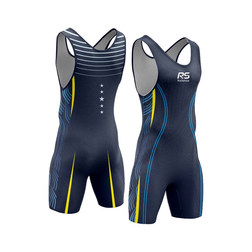 rocketstar Water sports apparel sublimation print custom rowing suits Rowing unisuits design template 601