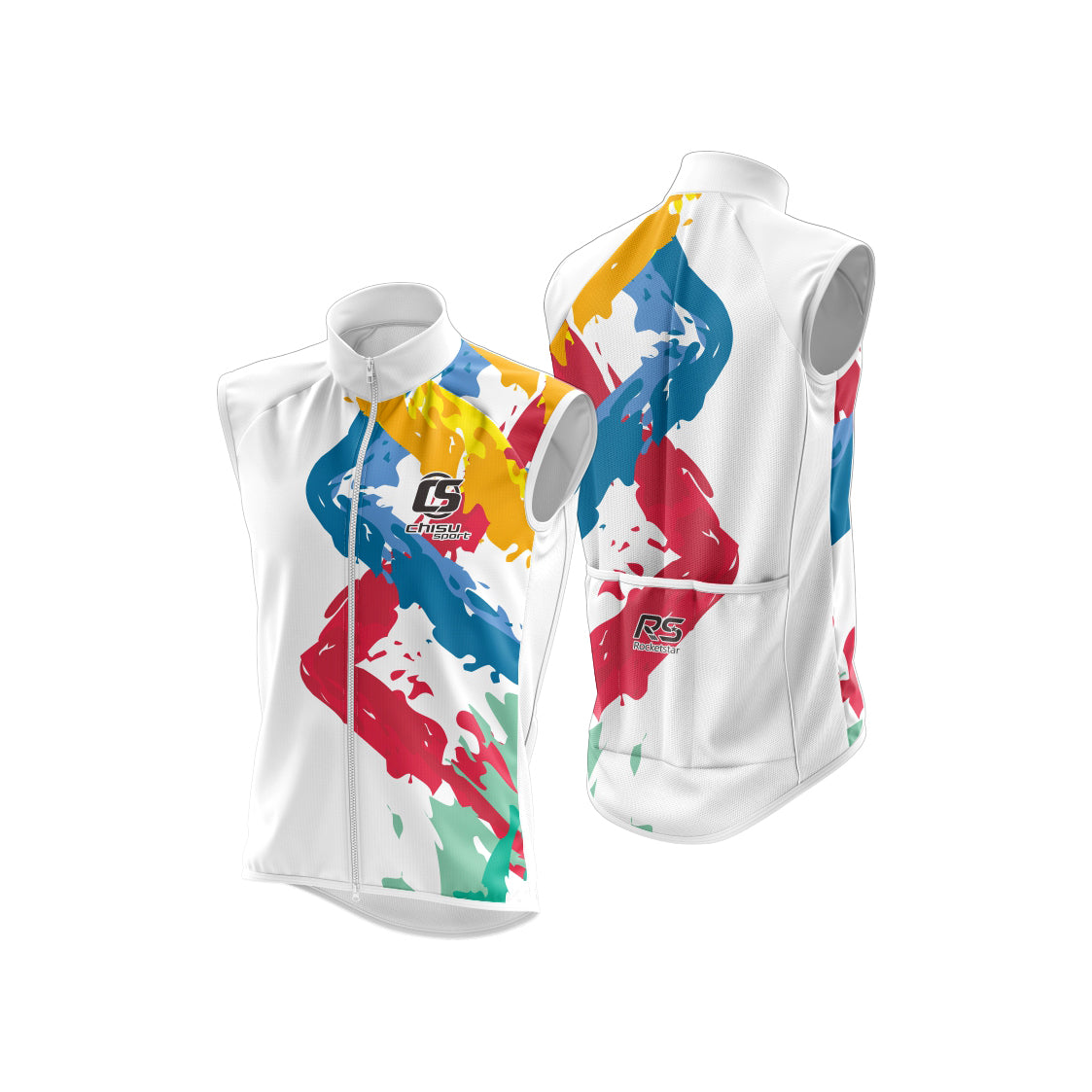 Sublimation Print Custom Rowing Dragon Boat Vest Design Template 601