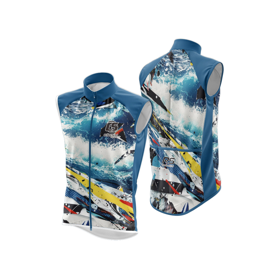 Sublimation Print Custom Rowing Dragon Boat Vest Design Template 601