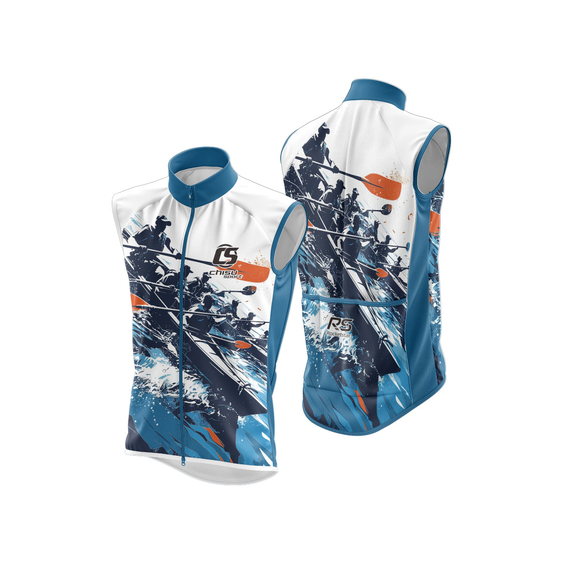 Sublimation Print Custom Rowing Dragon Boat Vest Design Template 601