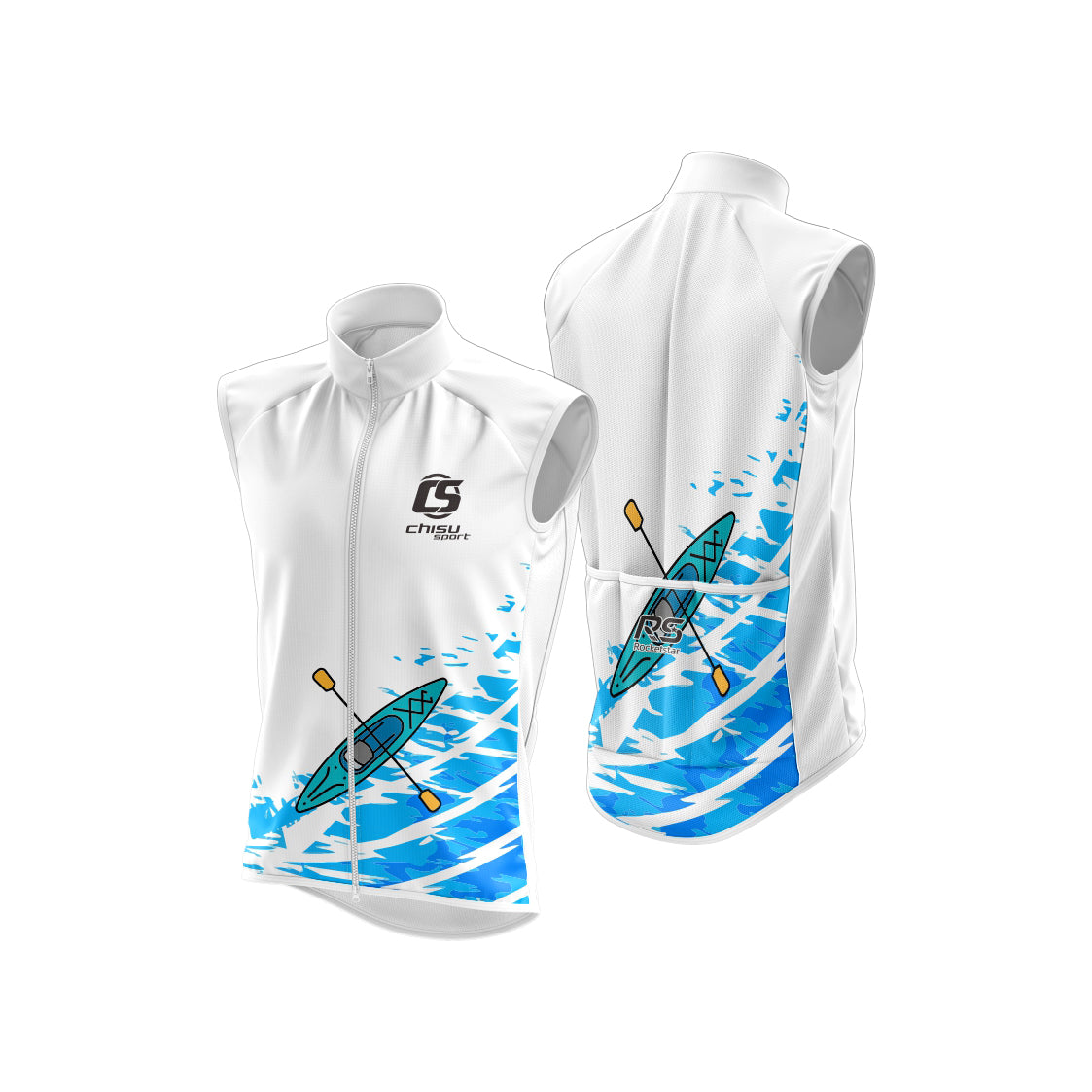 Sublimation Print Custom Rowing Dragon Boat Vest Design Template 601