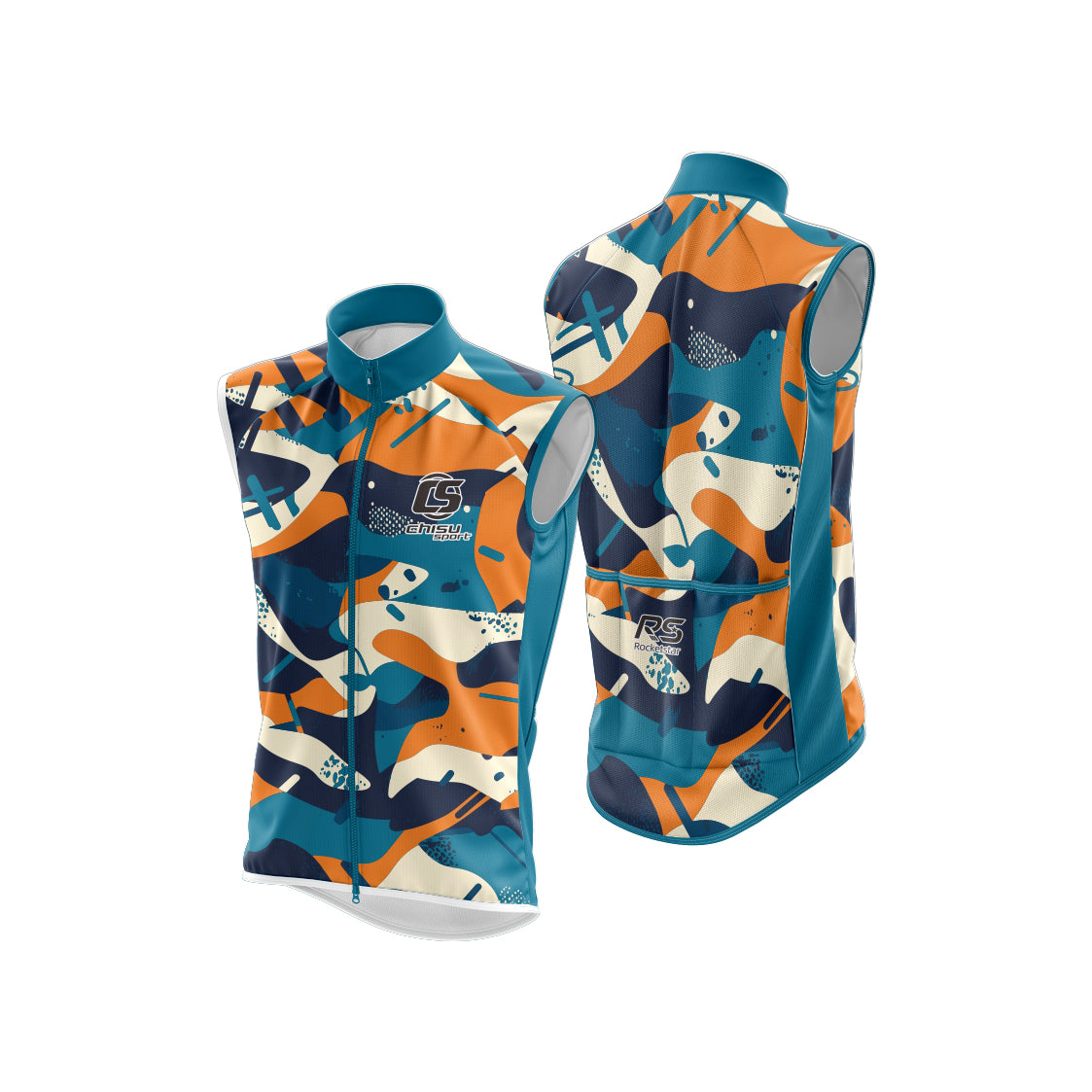 Sublimation Print Custom Rowing Dragon Boat Vest Design Template 601