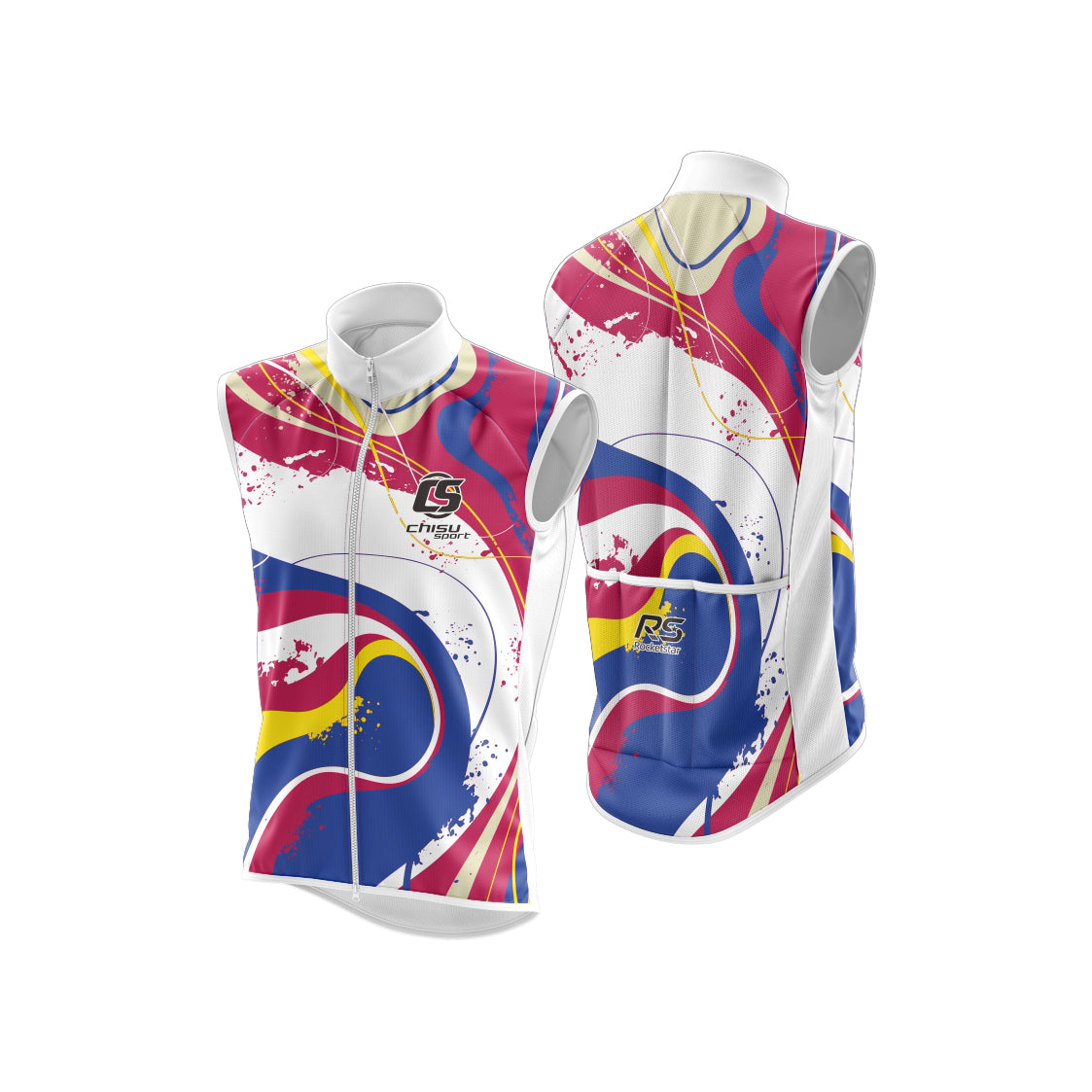 Sublimation Print Custom Rowing Dragon Boat Vest Design Template 601