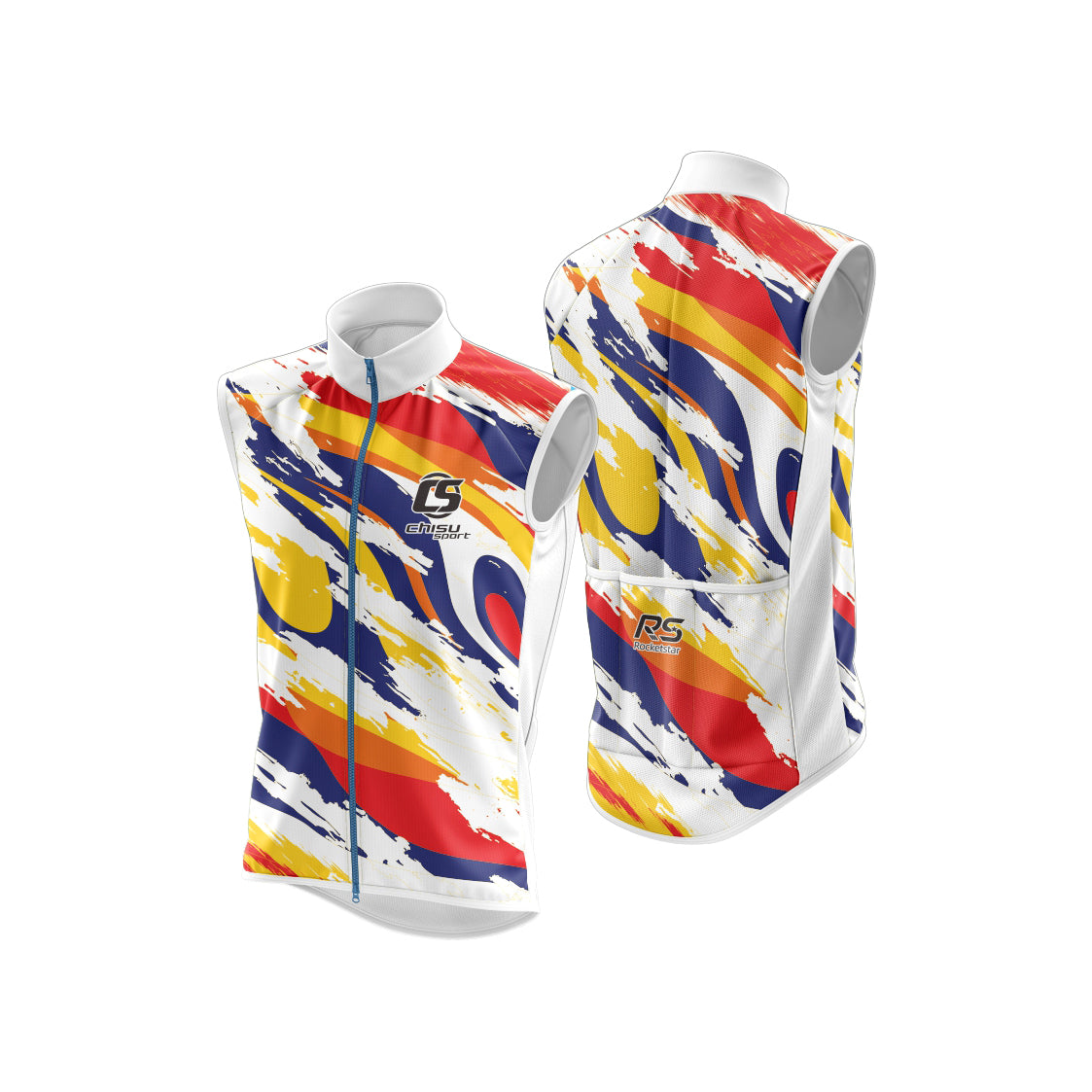 Sublimation Print Custom Rowing Dragon Boat Vest Design Template 601