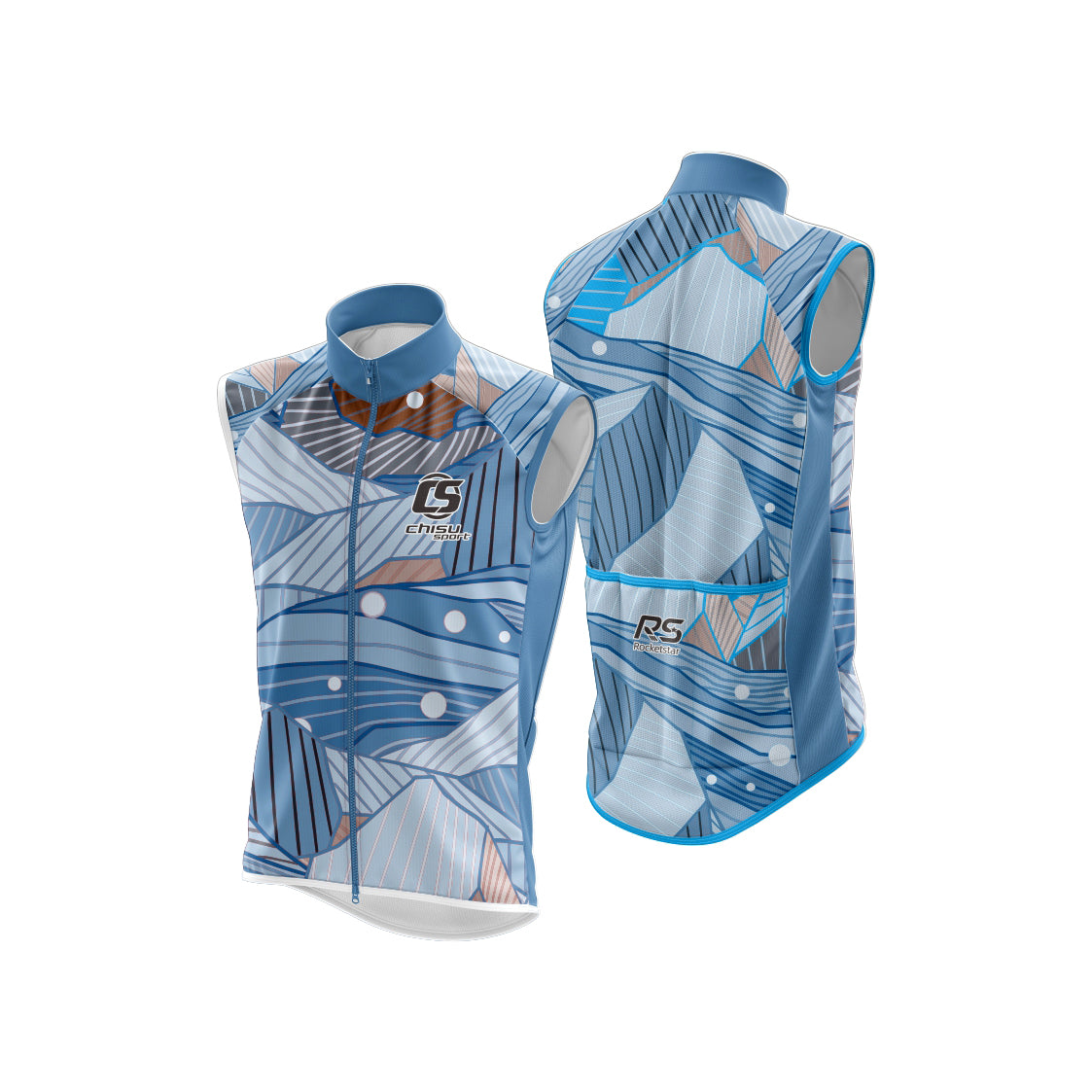 Sublimation Print Custom Rowing Dragon Boat Vest Design Template 601
