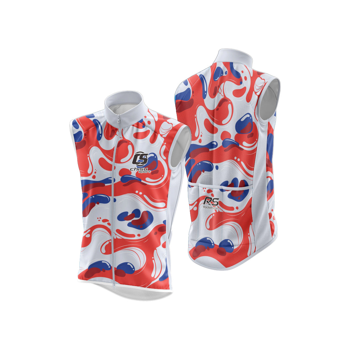 Sublimation Print Custom Rowing Dragon Boat Vest Design Template 601