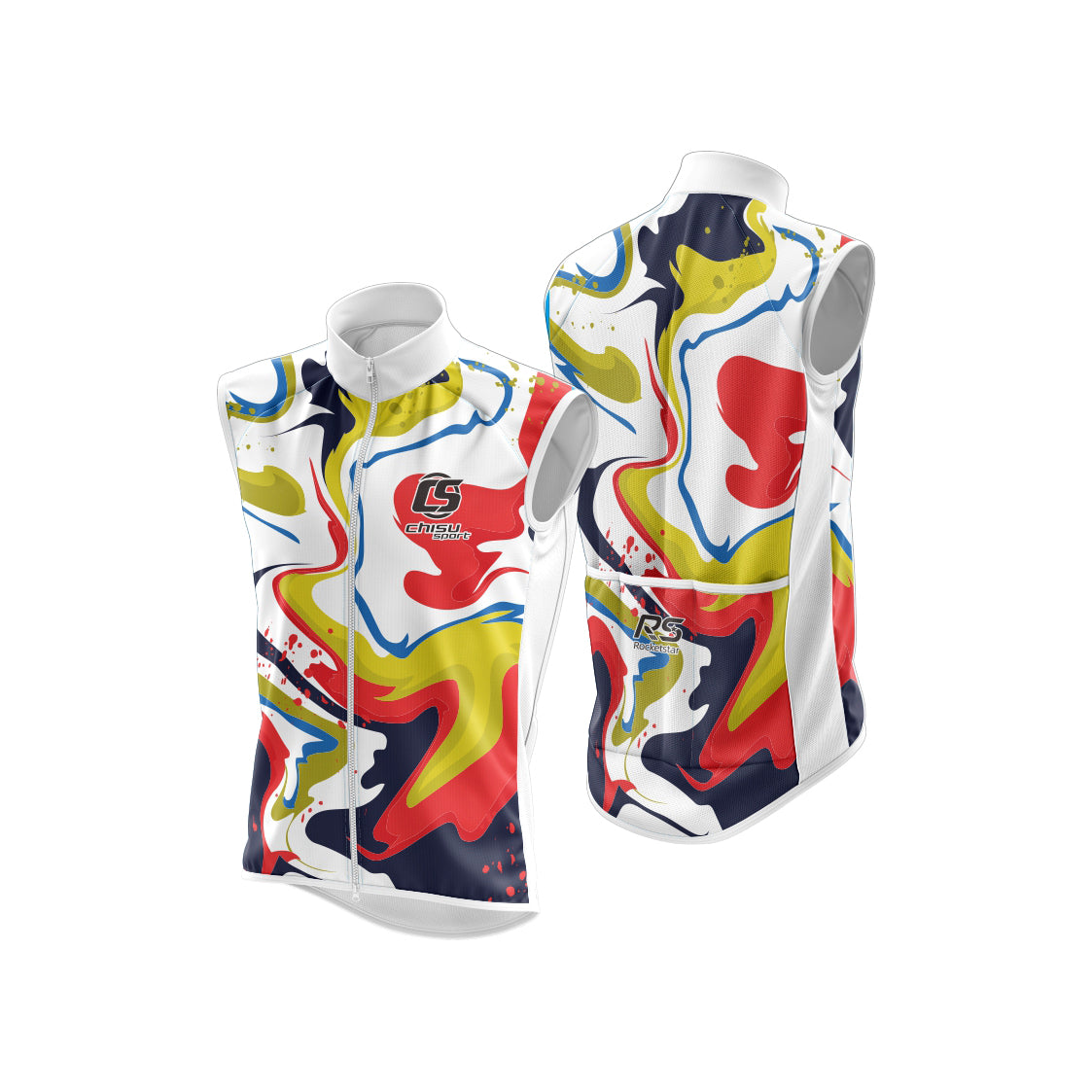 Sublimation Print Custom Rowing Dragon Boat Vest Design Template 601