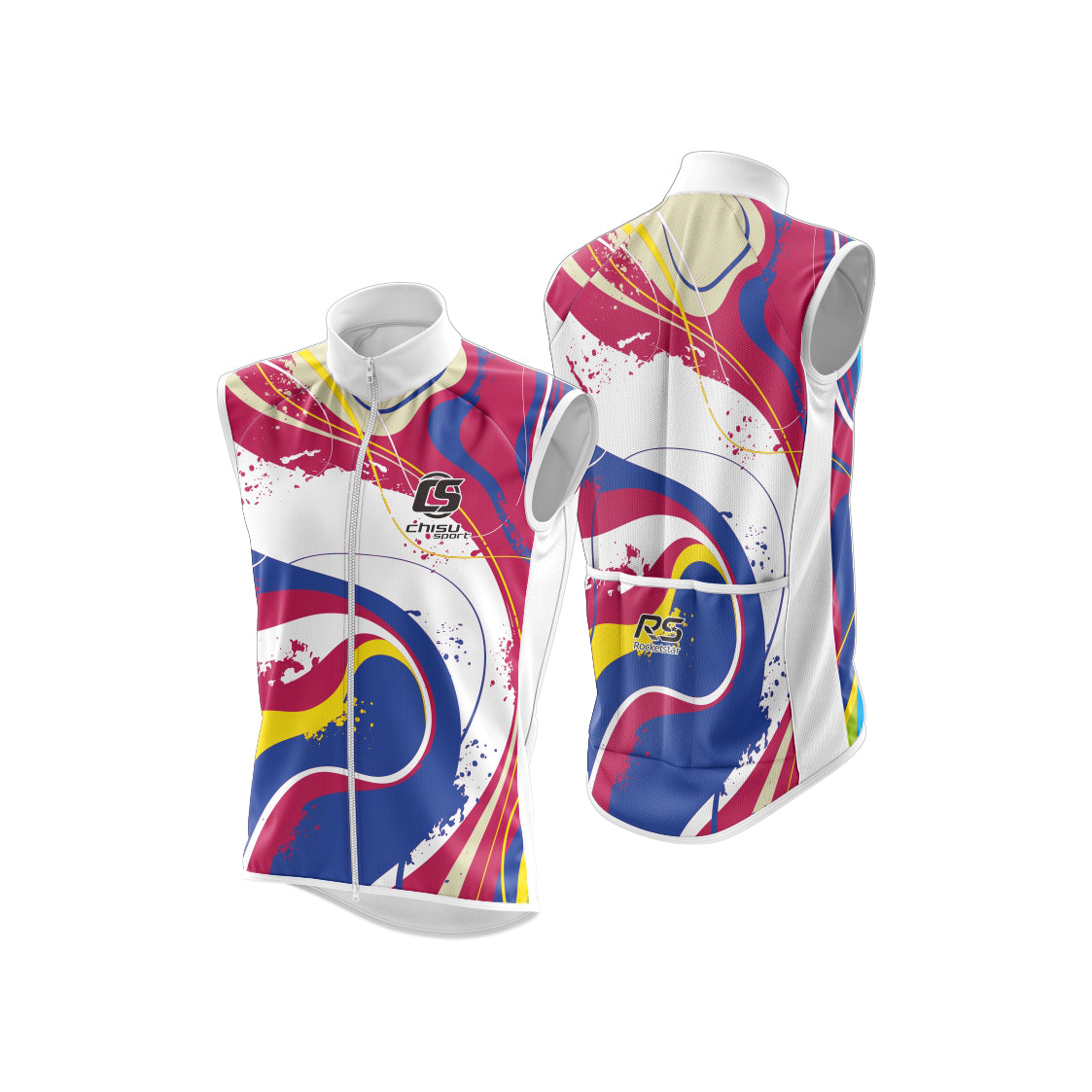 Sublimation Print Custom Rowing Dragon Boat Vest Design Template 601
