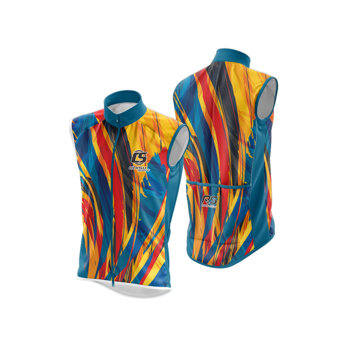 Sublimation Print Custom Rowing Dragon Boat Vest Design Template 601