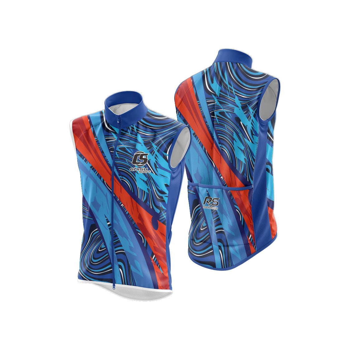 Sublimation Print Custom Rowing Dragon Boat Vest Design Template 601